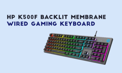 HP K500F Backlit Membrane Wired Gaming Keyboard