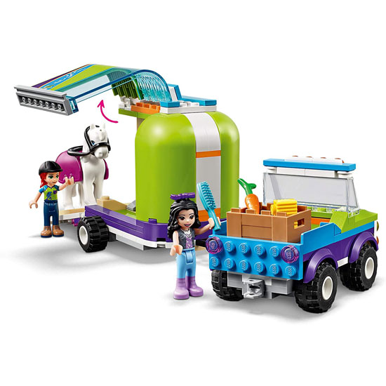 LEGO-41371-Friends-Mia’s-Horse-Trailer-Toy,-Stable-Extension-Set-3