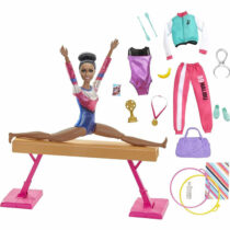 Barbie Gymnastics Playset Brunette Doll