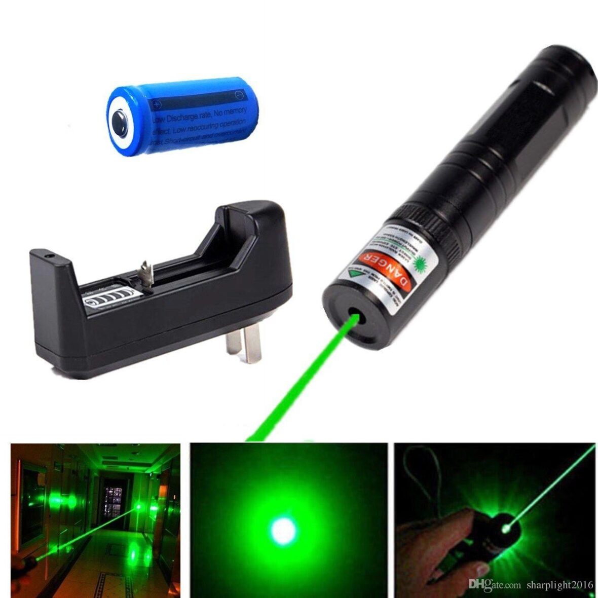 Laser Light Multi New Green Ray Lazer Pointer Pen Visible Beam With Star Head Caps