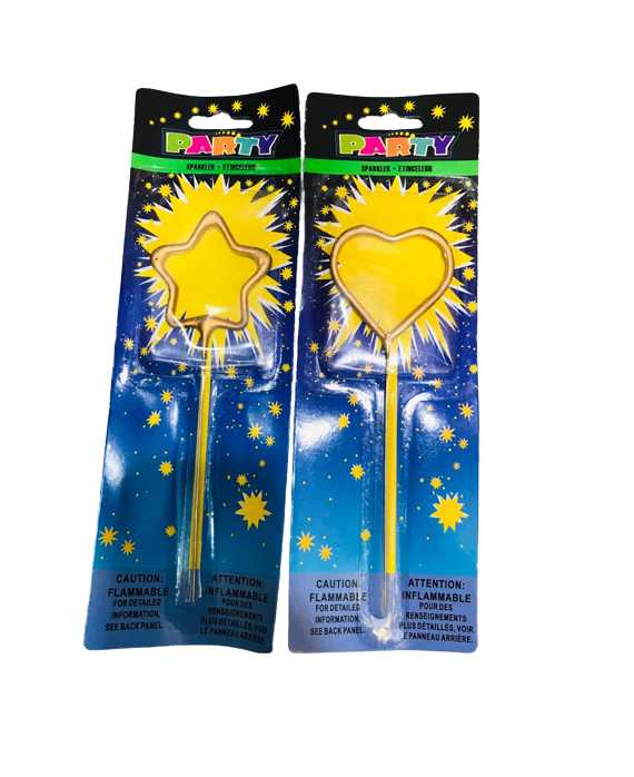 Birthday Fireworks Candles Decoration Five-pointed Stars Love Birthday Cake Candles Glow Sticks